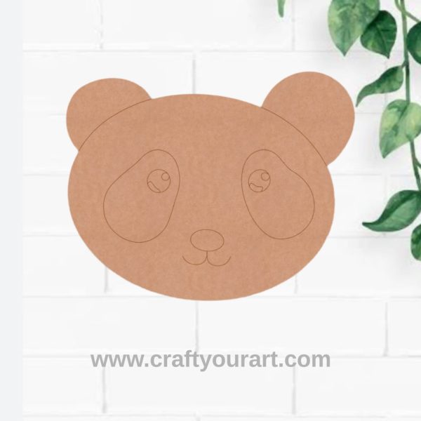 Baby Panda Pre Marked MDF Design 3