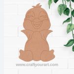 Baby Penguin Pre Marked MDF Design 1