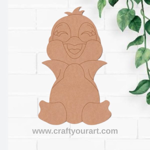 Baby Penguin Pre Marked MDF Design 1