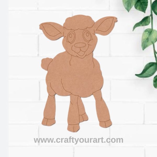 Sheep Pre Marked MDF Design 3