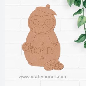 Sloth Pre Marked MDF Design 9