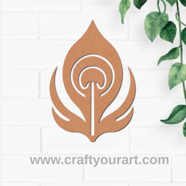 Mor Pankh Cutout MDF Design 1