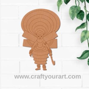Theyyam Pre Marked MDF Design 1