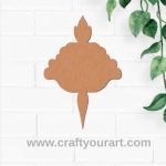 Tropical Cutout MDF Design 1
