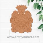 Yakshagana Pre Marked MDF Design 2