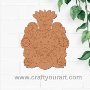Yakshagana Pre Marked MDF Design 2