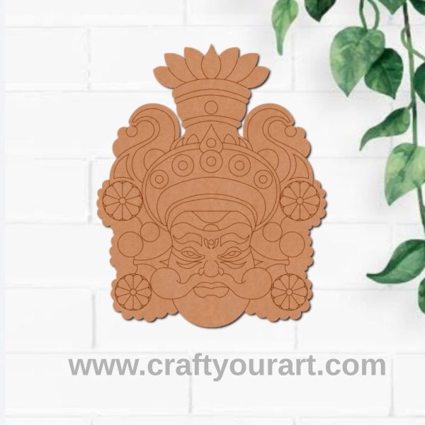 Yakshagana Pre Marked MDF Design 2