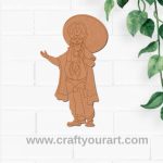 King Mahabali Pre Marked MDF Design 3