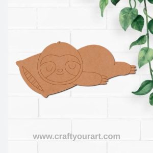 Sloth Pre Marked MDF Design 5