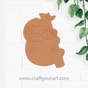 Sloth Pre Marked MDF Design 4