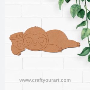 Sloth Pre Marked MDF Design 2