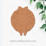 Sloth Christmas Pre Marked MDF Design 2