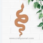 Snake Cutout MDF Design 1