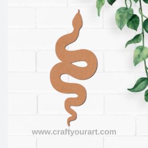 Snake Cutout MDF Design 1