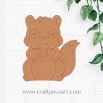 Squirrel Pre Marked MDF Design 11