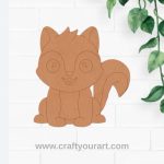 Squirrel Pre Marked MDF Design 10