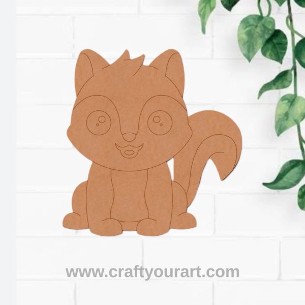 Squirrel Pre Marked MDF Design 10