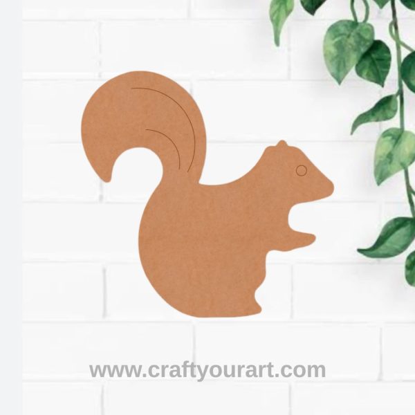 Squirrel Pre Marked MDF Design 12