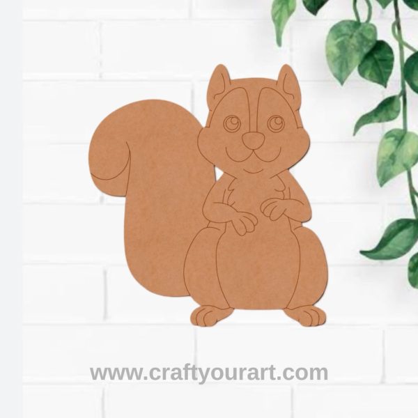 Squirrel Pre Marked MDF Design 3