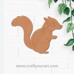 Squirrel Pre Marked MDF Design 5