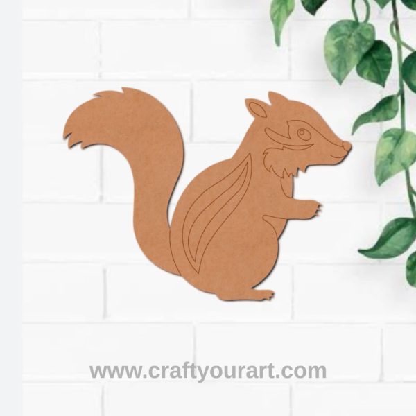 Squirrel Pre Marked MDF Design 5