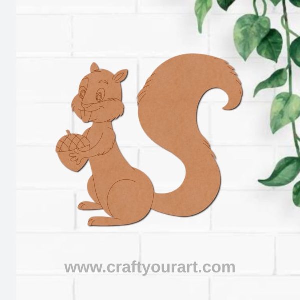 Squirrel Pre Marked MDF Design 7