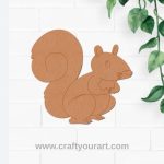 Squirrel Pre Marked MDF Design 9