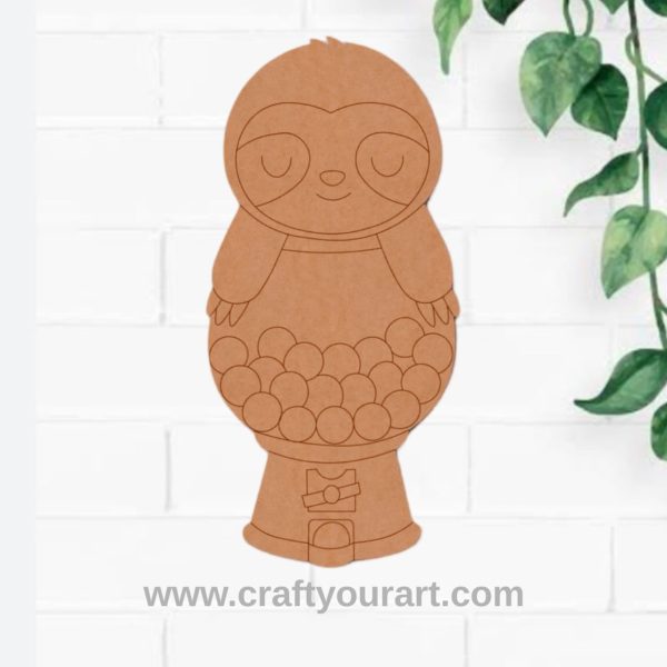 Sloth Pre Marked MDF Design 10