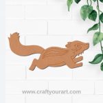 Squirrel Pre Marked MDF Design 6