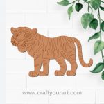 Tiger Pre Marked MDF Design 5