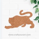 Tiger Pre Marked MDF Design 10