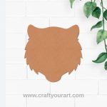 Tiger Cutout MDF Design 2