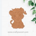 Tiger Pre Marked MDF Design 1