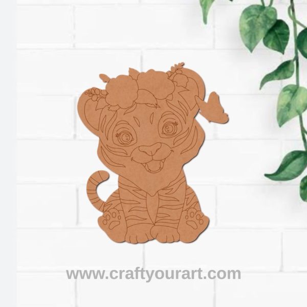 Tiger Pre Marked MDF Design 1