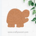 Tortoise Pre Marked MDF Design 2