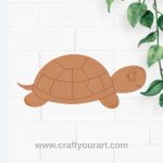 Tortoise Pre Marked MDF Design 4
