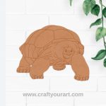 Tortoise Pre Marked MDF Design 7