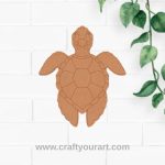 Turtle Pre Marked MDF Design 4