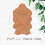 King Dashrath Pre Marked MDF Design 1