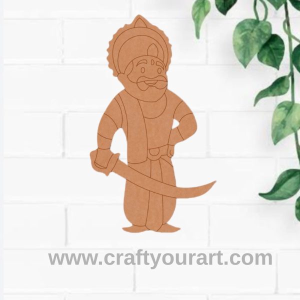 King Dashrath Pre Marked MDF Design 4
