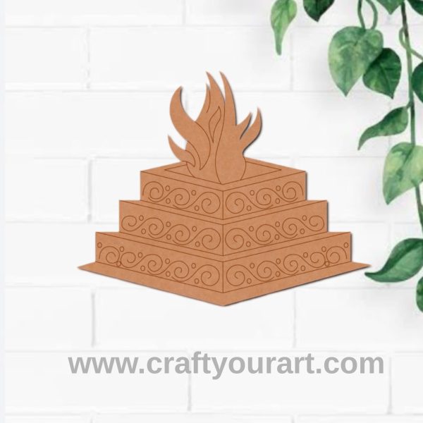 Havan Kund Pre Marked MDF Design 1