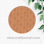 Evil Eye Pre Marked Round MDF Design 4