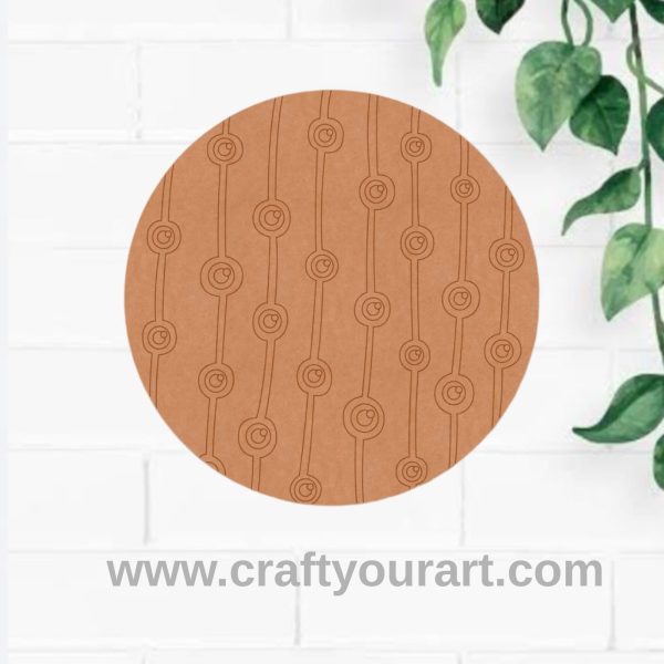 Evil Eye Pre Marked Round MDF Design 4