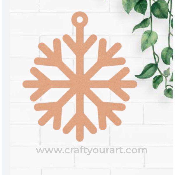 Christmas Snowflake Cutout Design 2