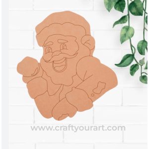 Christmas Santa Clause with Snow Ball Pre Marked Design 1