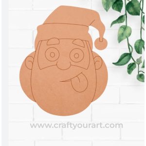 Christmas Santa Clause Teasing face Pre Marked Design 1