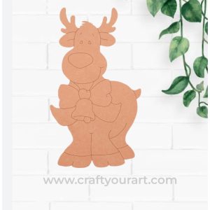 Christmas Santa Reindeer Pre Marked Design 1