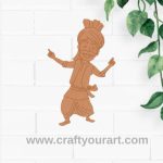 Farmer Dancing Pre Marked MDF Design 1