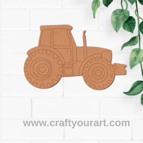 Tractor Pre Marked MDF Design 3