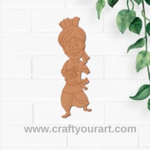 Farmer Holding Money Pre Marked MDF Design 1